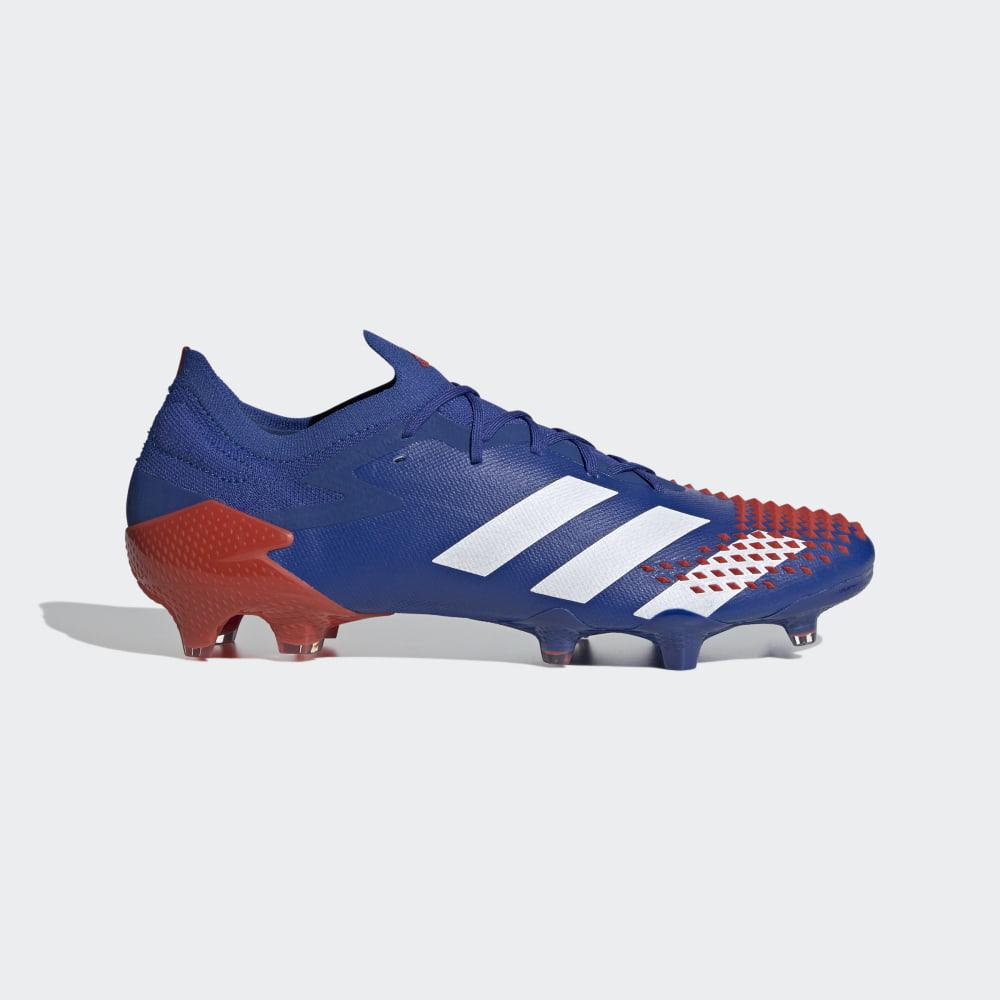 Ghete Fotbal Adidas Predator Mutator 20.1 Firm Ground Barbati Romania - Albastru Regal/Albi/Rosii FV